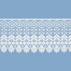 Renda Guipir Lulitex 12cm RGPE55410B1 Peca com 14,6 Metros