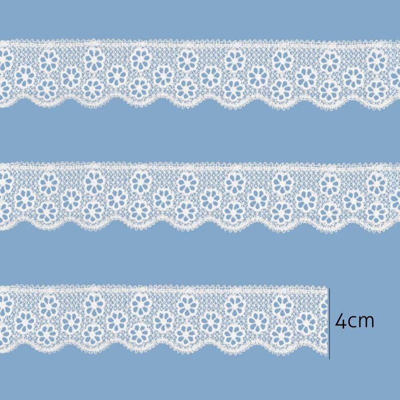 Renda-Guipir-Lulitex-4cm-RGPE6931-Peca-com-146-Metros-