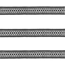 Renda Guipir Lulitex 2,5cm RGPE7250 Peca com 14,6 Metros