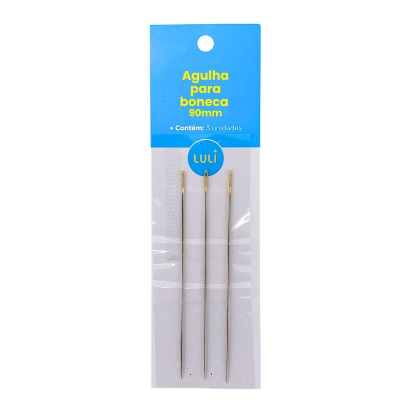 Agulha-para-Boneca-Luli-90mm-Blister-com-3un-