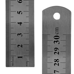 Regua de Aco Inox Luli de 30cm