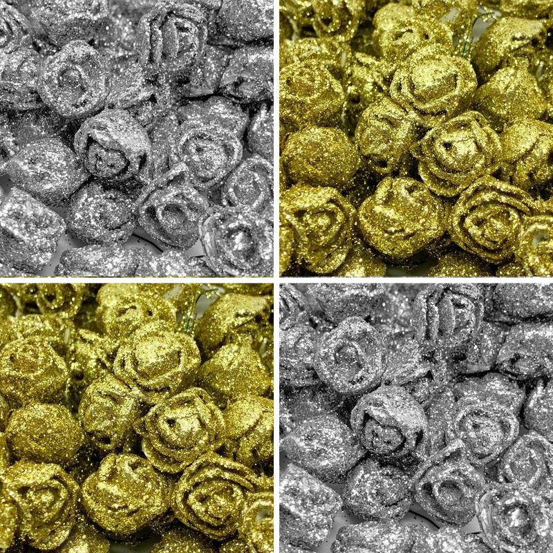 Mini-Rosa-de-EVA-Metalizada-Luli-25mm-Pacote-com-144un