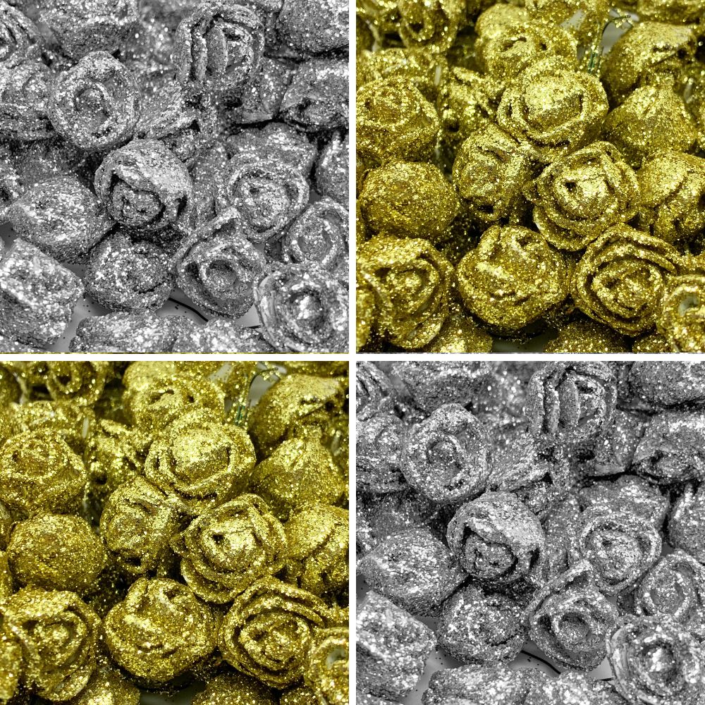 Mini-Rosa-de-EVA-Metalizada-Luli-25mm-Pacote-com-144un