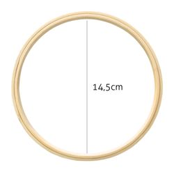Bastidor de Madeira para Bordado Luli 14,5cm