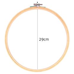 Bastidor de Madeira para Bordado com Tarracha Luli 29cm
