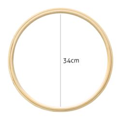 Bastidor de Madeira para Bordado Luli 34cm