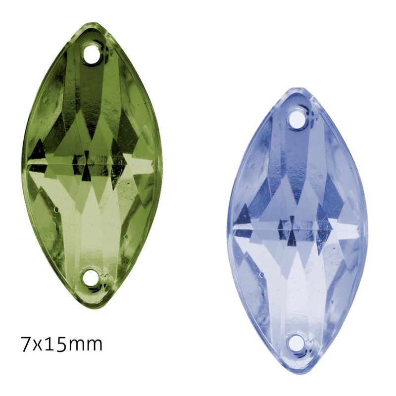 Chaton-para-Costura-Navete-2HE-7x15mm-Aquarela-pacote-com-100un