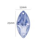 Chaton-para-Costura-Navete-2HE-12x25mm-Aquarela-pacote-com-50un