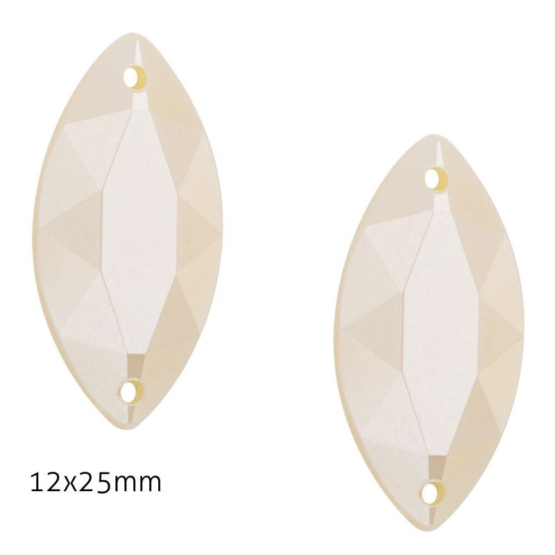 Chaton-para-Costura-Navete-2HE-12x25mm-Perola-P09-Aquarela-Pacote-com-50un