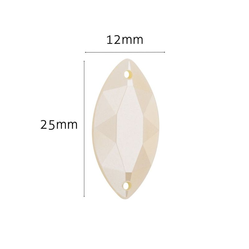 Chaton-para-Costura-Navete-2HE-12x25mm-Perola-P09-Aquarela-Pacote-com-50un