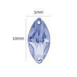 Chaton-para-Costura-Navete-2HE-5x10mm-Aquarela-Pacote-com-100un