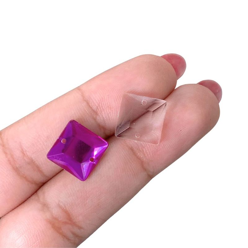 Chaton-para-Costura-Quadrado-2SQ-12mm-Aquarela-Pacote-com-100un-