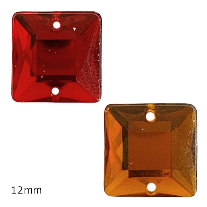 Chaton-para-Costura-Quadrado-2SQ-12mm-Aquarela-Pacote-com-100un-