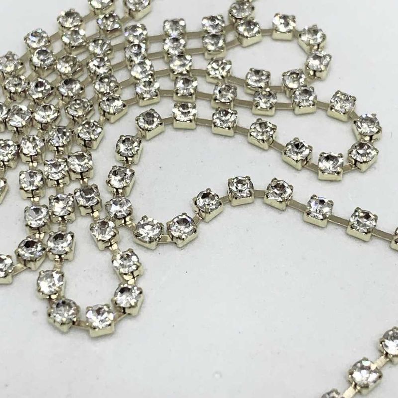 Corrente-de-Strass-SS85-Pedra-de-22mm-Rolo-com-10-Metros-