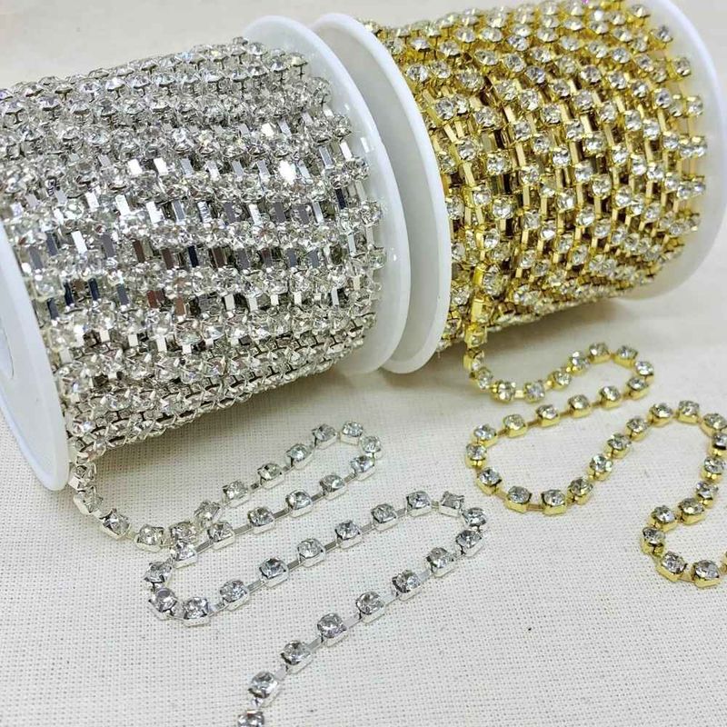 Corrente-de-Strass-SS16-Pedra-de-4mm-Rolo-com-10-Metros