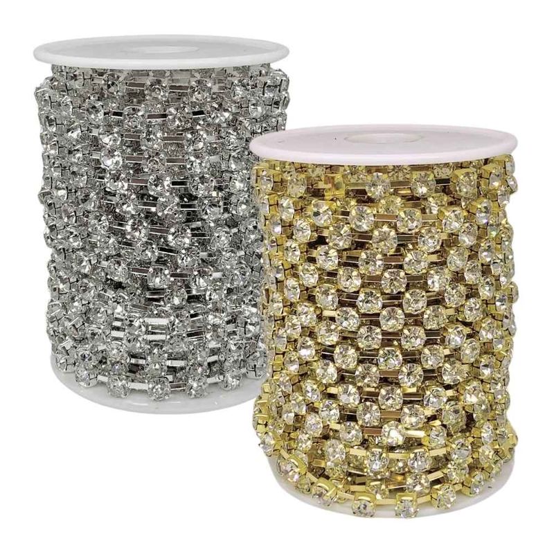 Corrente-de-Strass-SS28-Pedra-de-6mm-Rolo-com-10-Metros