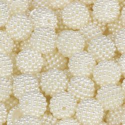 Perola Craquelada 10mm Luli Pacote com 500 Gramas