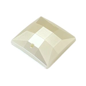 Chaton para Costura Quadrado 2SQCZ 16mm Aquarela Pacote com 100un