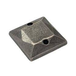 Chaton para Costura Quadrado Metal 2SQ 10mm Aquarela Pacote com 100un