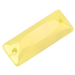 Chaton para Costura Retangular 2T 18x7mm Aquarela pacote com 250un