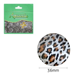 Chaton para Costura Redondo 2RS 36mm Aquarela pacote com 25un