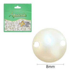 Chaton para Costura Redondo CH2 8mm Aquarela pacote com 100un