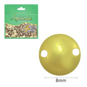 Chaton para Costura Redondo 2RG 8mm Aquarela Pacote com 100un