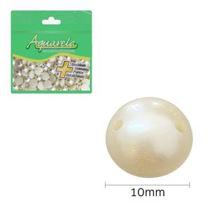 Chaton para Costura Redondo 2HR 10mm Aquarela Pacote com 100un