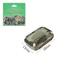Chaton para Costura com Garra BMS 13x18mm Aquarela pacote com 300un