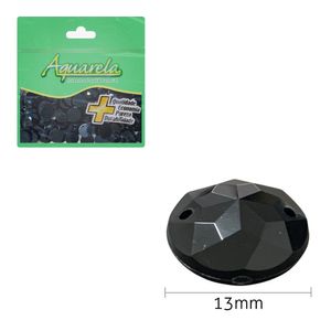 Chaton para Costura Redondo 2RS 13mm Aquarela Pacote com 100un