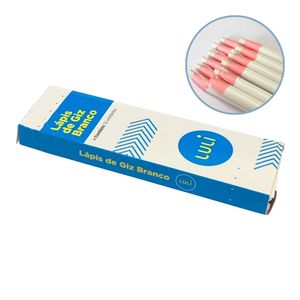 Lapis Giz para Tecido Branco Luli Caixa com 12un