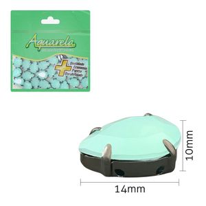Chaton para Costura com Garra BKB 10x14mm Aquarela pacote com 50un