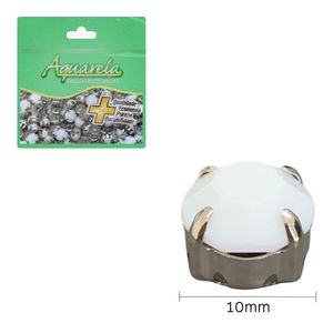 Chaton para Costura com Garra BD 10mm Aquarela pacote com 100un