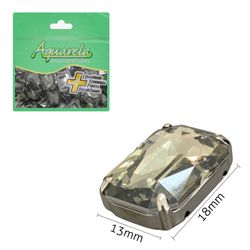 Chaton para Costura com Garra BMS 13x18mm  Aquarela pacote com 50un