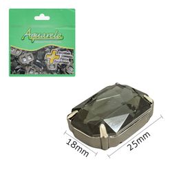 Chaton com Garra Retangular 18x25mm Aquarela pacote com 50un