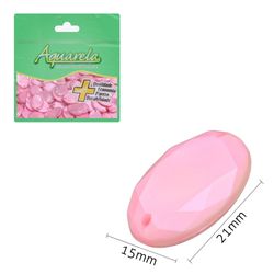 Chaton para Costura Oval 2FE 15x21mm Aquarela pacote com 200un