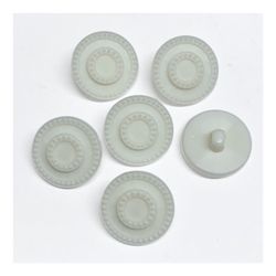 Botao Italiano Redondo 3029N 23mm Aquarela pacote com 6un