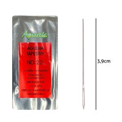 Agulha de Mao Tapestry Aquarela 22 3,9cm com 10un