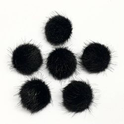 Botao de Pompom Redondo BU6241 20mm Aquarela pacote com 10un