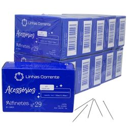 Alfinete de Cabeca N29 2,9cm Coats Corrente com 500G
