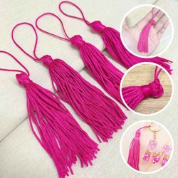 Pingente de Seda Tassel 8cm Luli Pacote com 100un