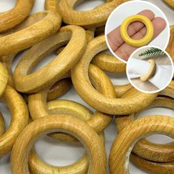 Argola de Madeira RReL 20mm 0 Pacote com 50un