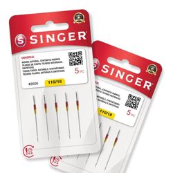 Agulha Singer Comum 2020/18 Blister com 10un