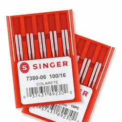 Agulha Singer para Colarete 7380/16 Blister com 10un