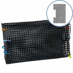 Tela Plastica para Bolsa Preta 36,5x23,5cm 09 Luli