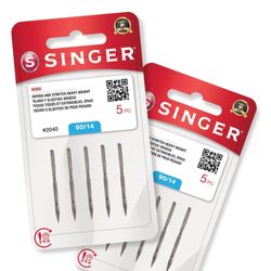 Agulha Singer para Bordado Ponto Ajour 2040/14 Blister com 5un