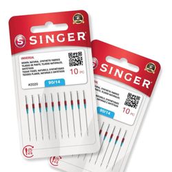 Agulha Singer Comum 2020/14 Blister com 10un