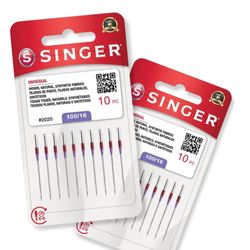 Agulha Singer Comum 2020/16 Blister com 10un